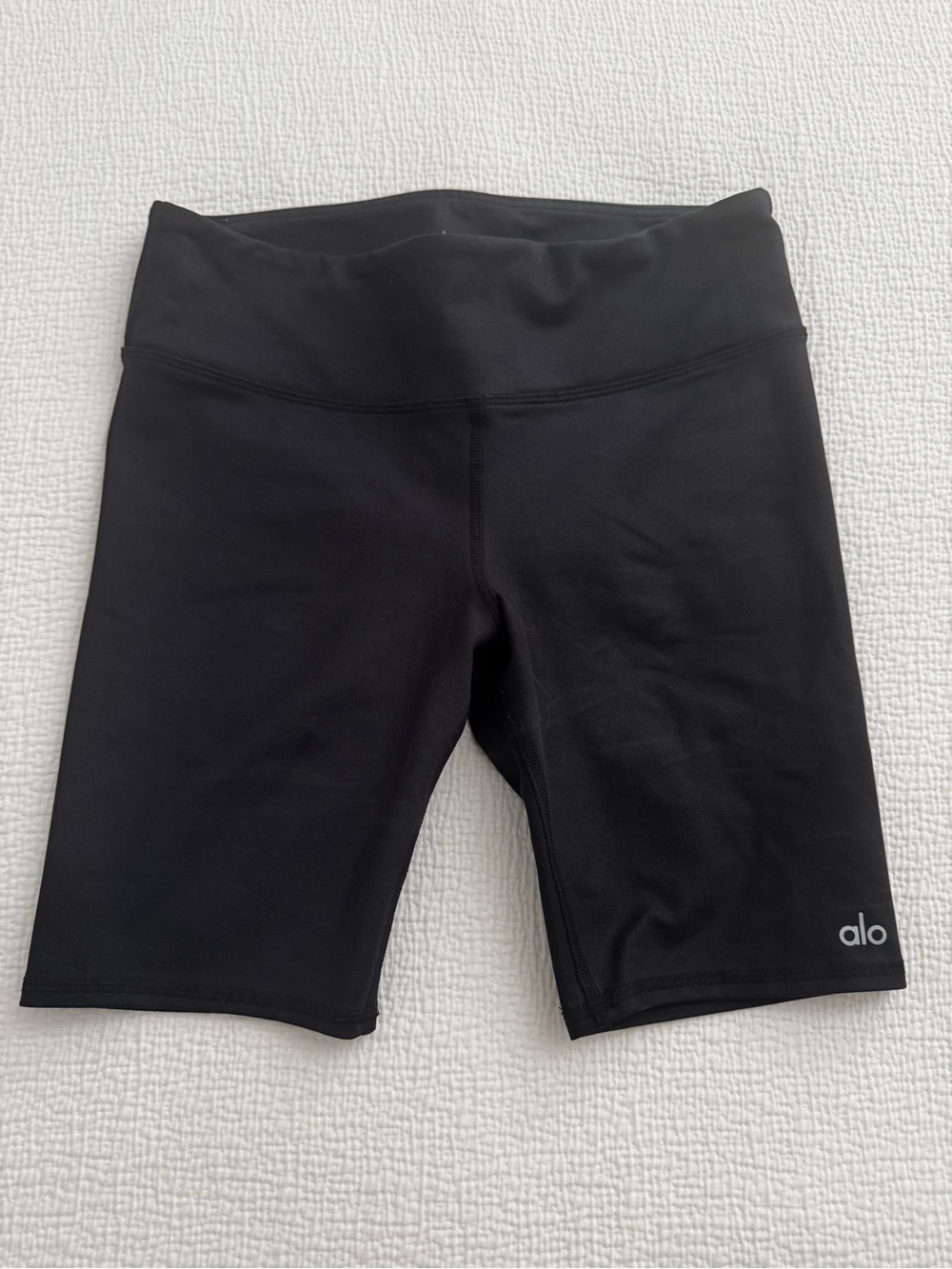 ALO Yoga Black High-Rise Bike Shorts
